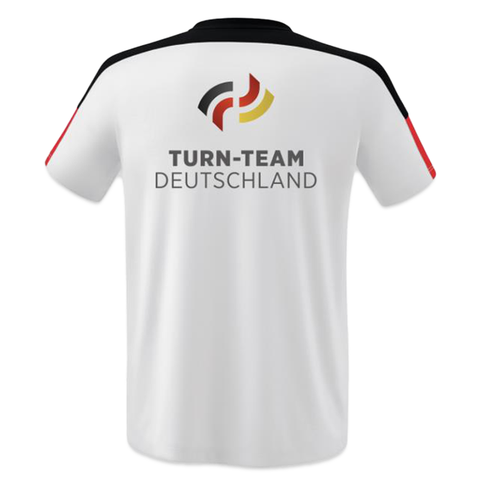 Turn-Team Deutschland Fanshirt - Herren - Weiß/Schwarz/Rot