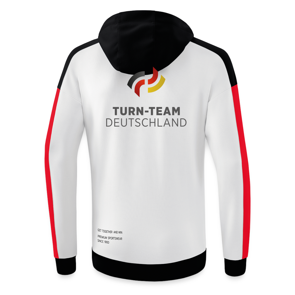 ERIMA Hoodie Männer - Weiß/Schwarz/Rot