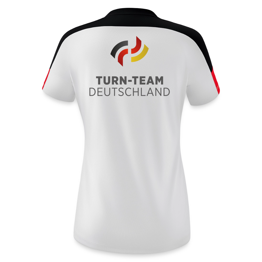Turn-Team Deutschland Fanshirt - Damen - Weiß/Schwarz/Rot