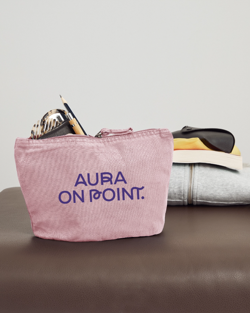 AURA ON POINT - Kosmetiktasche - Vintage Rosa
