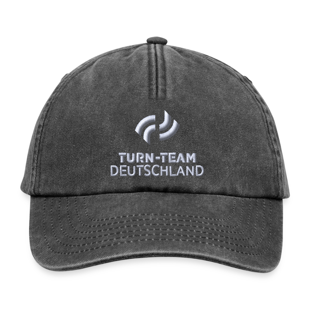 Turn-Team Deutschland Vintage Cap - grau - Vintage Schwarz