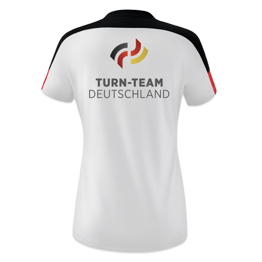 Turn-Team Deutschland Fanshirt - Damen - Weiß/Schwarz/Rot