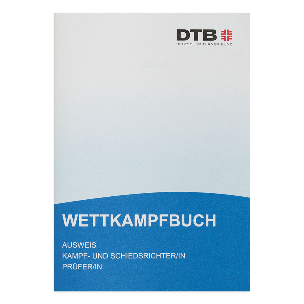 Wettkampfbuch mit Stammkarte - Weiß