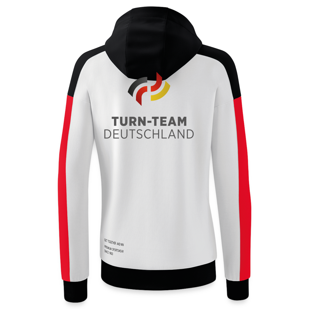 ERIMA Hoodie Frauen - Weiß/Schwarz/Rot