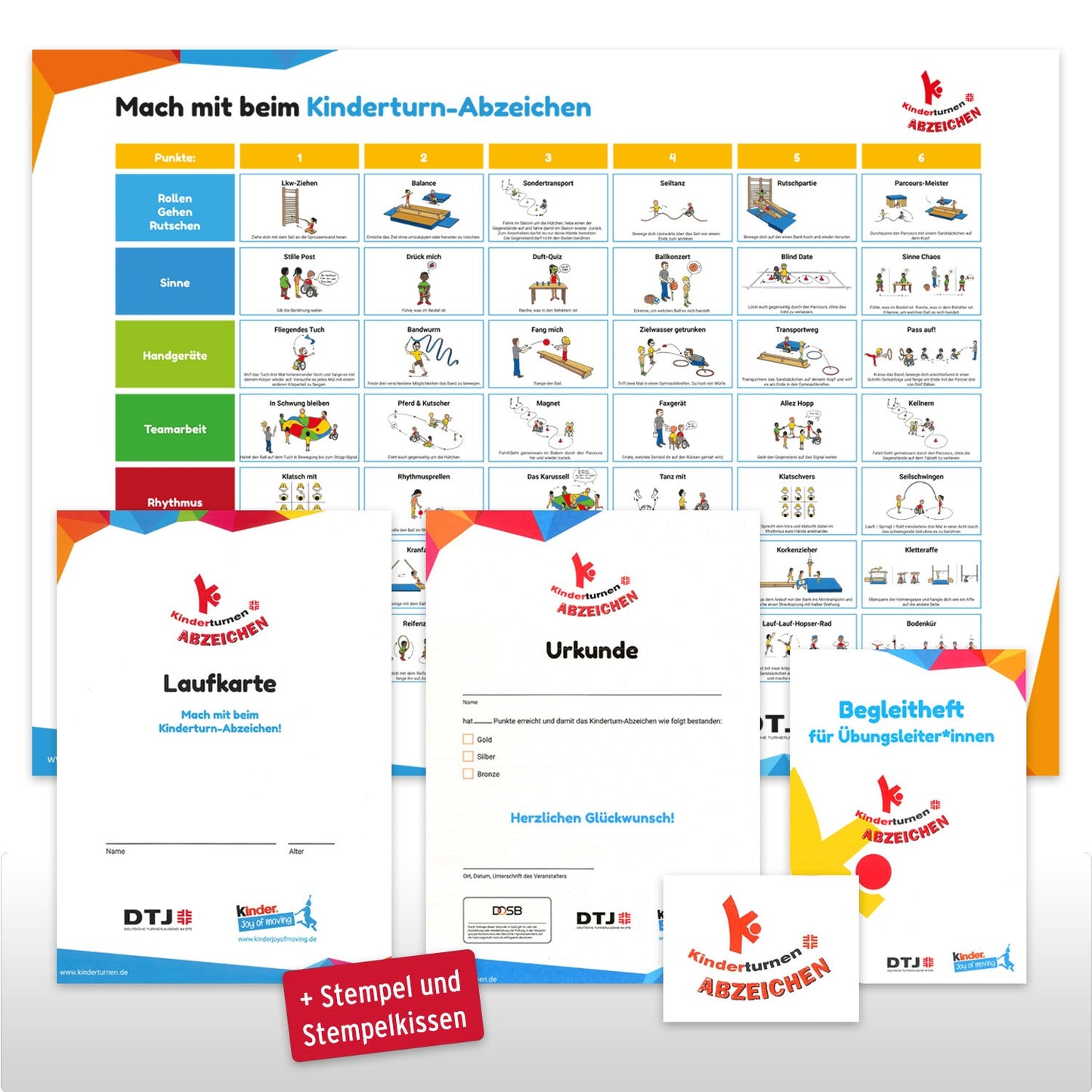 Kinderturn-Abzeichen Basispaket 20