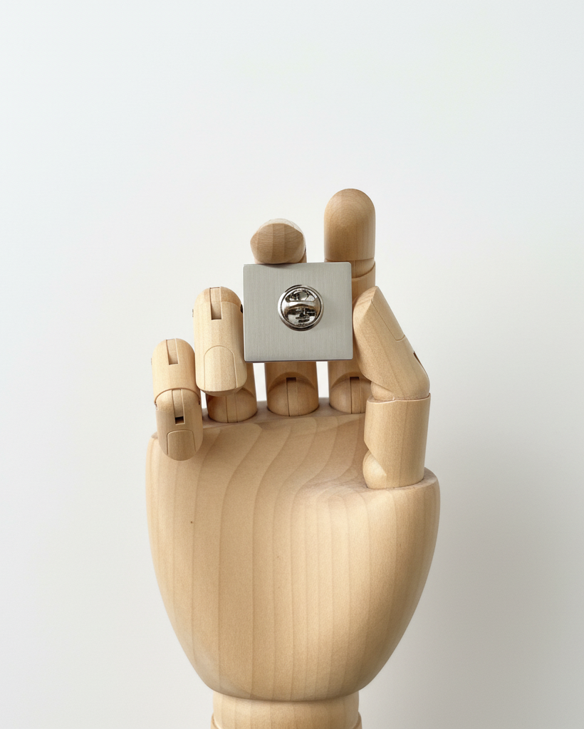 Gerätturnen Pin Rückseite - deutlich kleiner