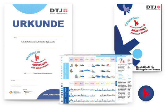 Trampolin-Abzeichen Kinder Basispaket 10