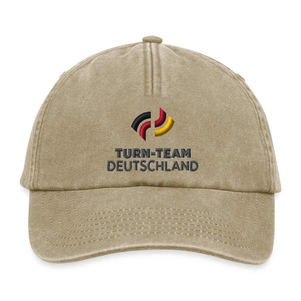 Turn-Team Deutschland Vintage Cap - beige - Vintage Beige