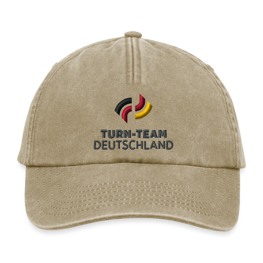 Turn-Team Deutschland Vintage Cap - beige - Vintage Beige