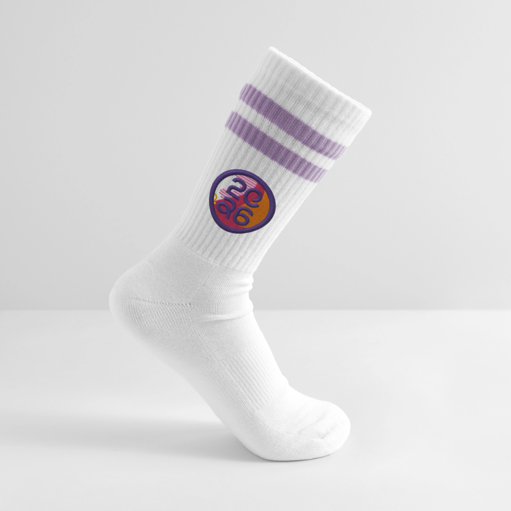 RSG WM - Socken - Weiß/Flieder 