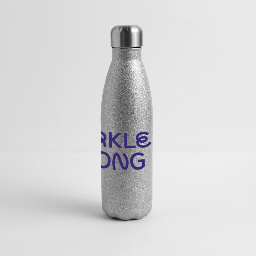 RSG WM - Glitzer Edelstahl Thermosflasche - Sliber Glitzer