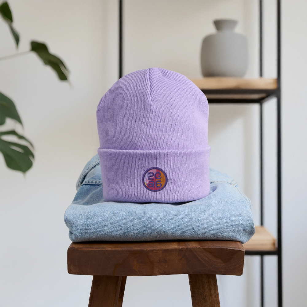 RSG WM - bestickte Beanie - Lavendel