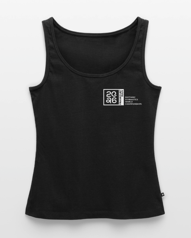 POWER. GRACE. RYTHM. -  Frauen Bio Tank Top - Schwarz