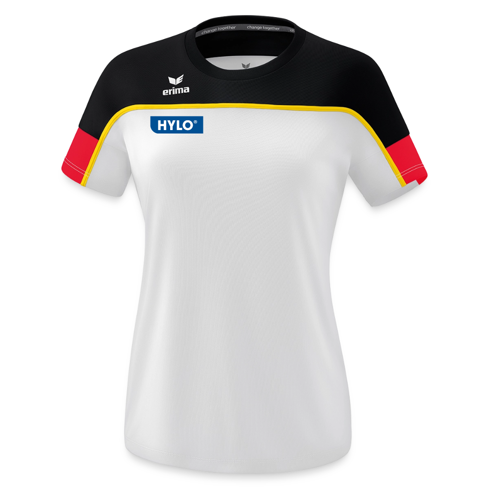 Turn-Team Deutschland Fanshirt - Damen - Weiß/Schwarz/Rot 