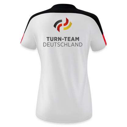Turn-Team Deutschland Fanshirt - Damen - Weiß/Schwarz/Rot 