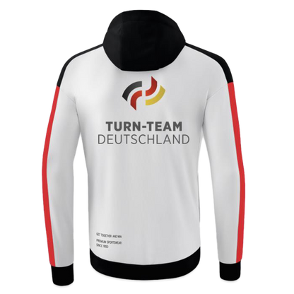 Turn-Team Deutschland Fan Zip-Jacket - Herren - Weiß/Schwarz/Rot 