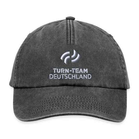Turn-Team Deutschland Vintage Cap - grau - Vintage Schwarz