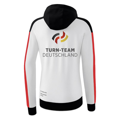 Turn-Team Deutschland Fan Zip-Jacket - Damen - Weiß/Schwarz/Rot 
