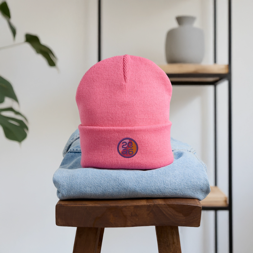 RSG WM - bestickte Beanie - Pink