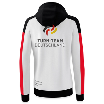 ERIMA Hoodie Frauen - Weiß/Schwarz/Rot 