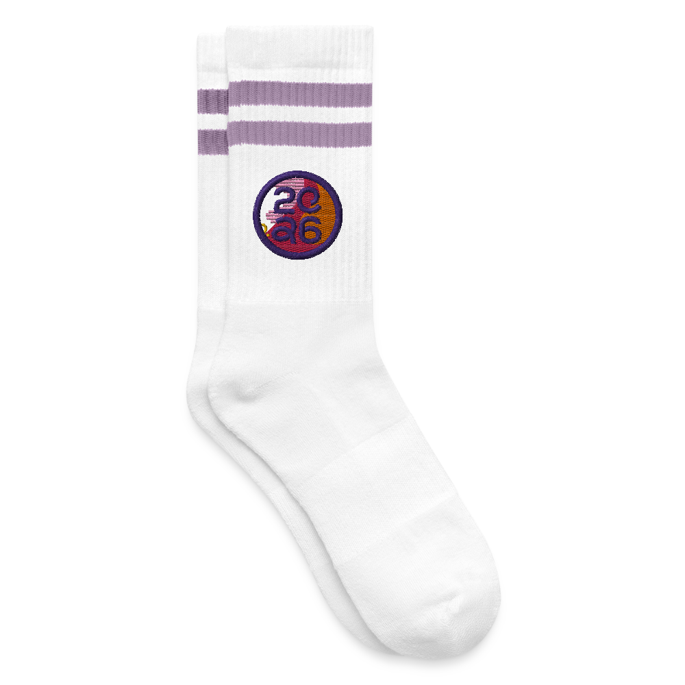 RSG WM - Socken - Weiß/Flieder 