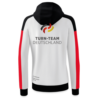 ERIMA Hoodie Frauen - Weiß/Schwarz/Rot 