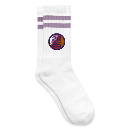 RSG WM - Socken - Weiß/Flieder 
