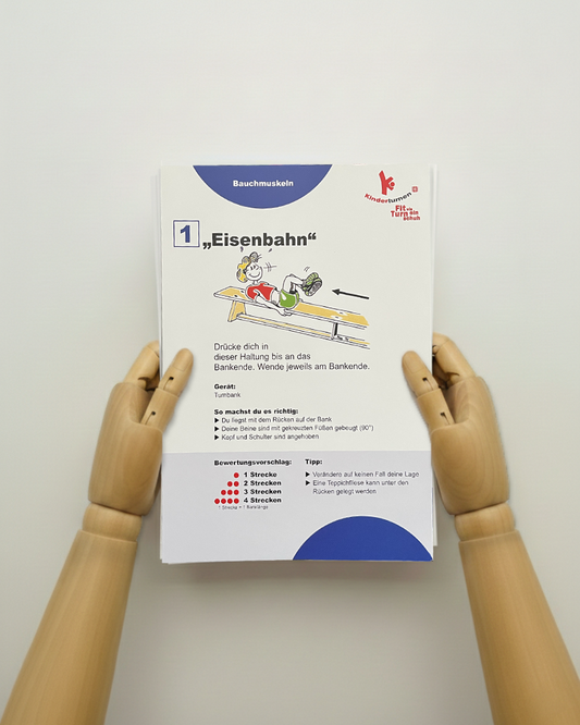 Fit wie ein Turnschuh Stationskarten