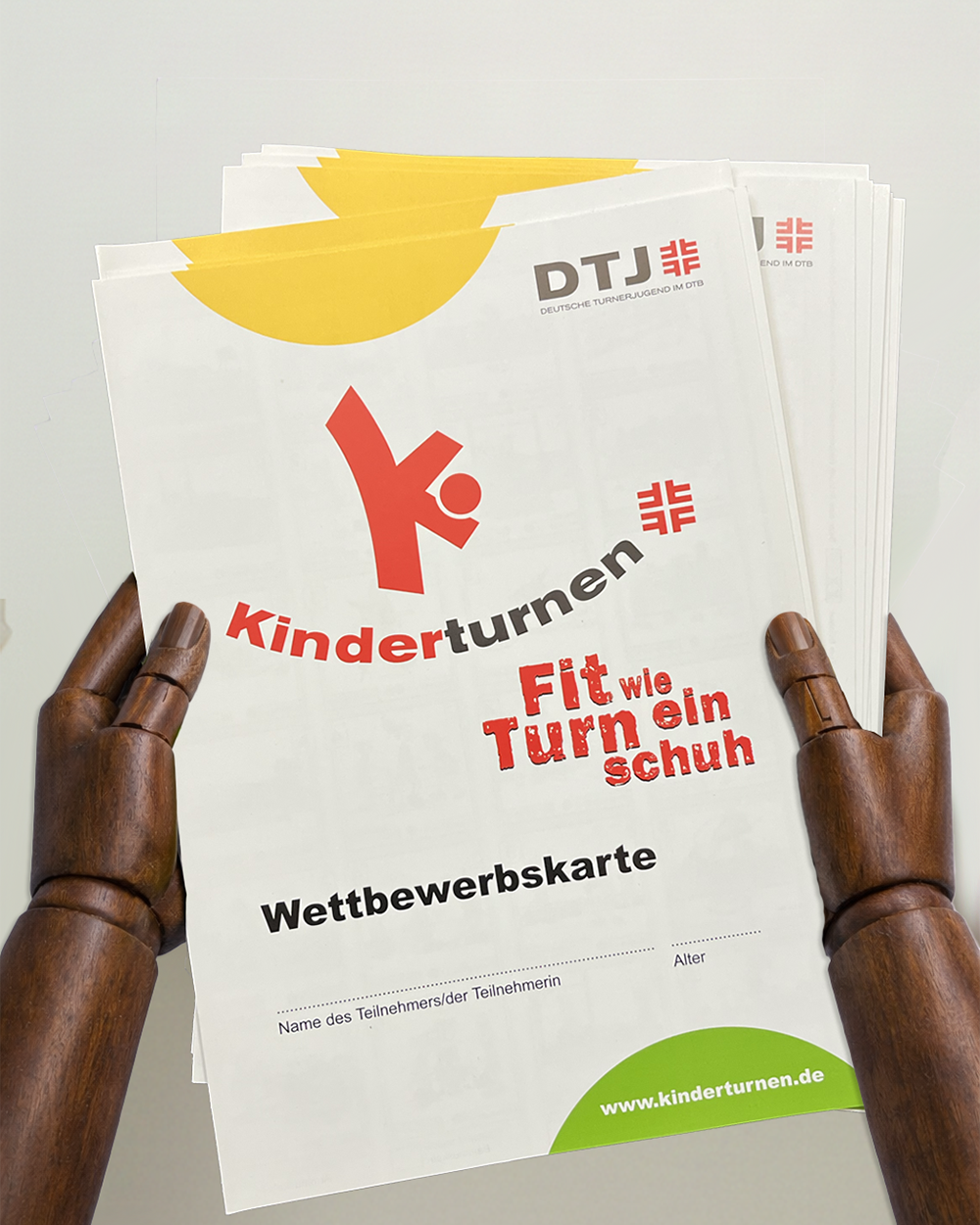 Fit wie ein Turnschuh - Wettbewerbskarten (10er Set)