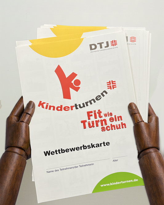 Fit wie ein Turnschuh - Wettbewerbskarten (10er Set)