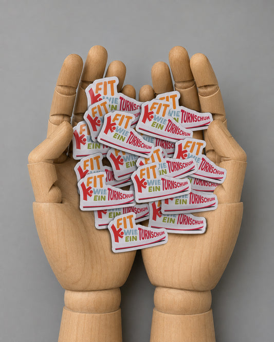 Fit wie ein Turnschuh - Pins (20er Set)