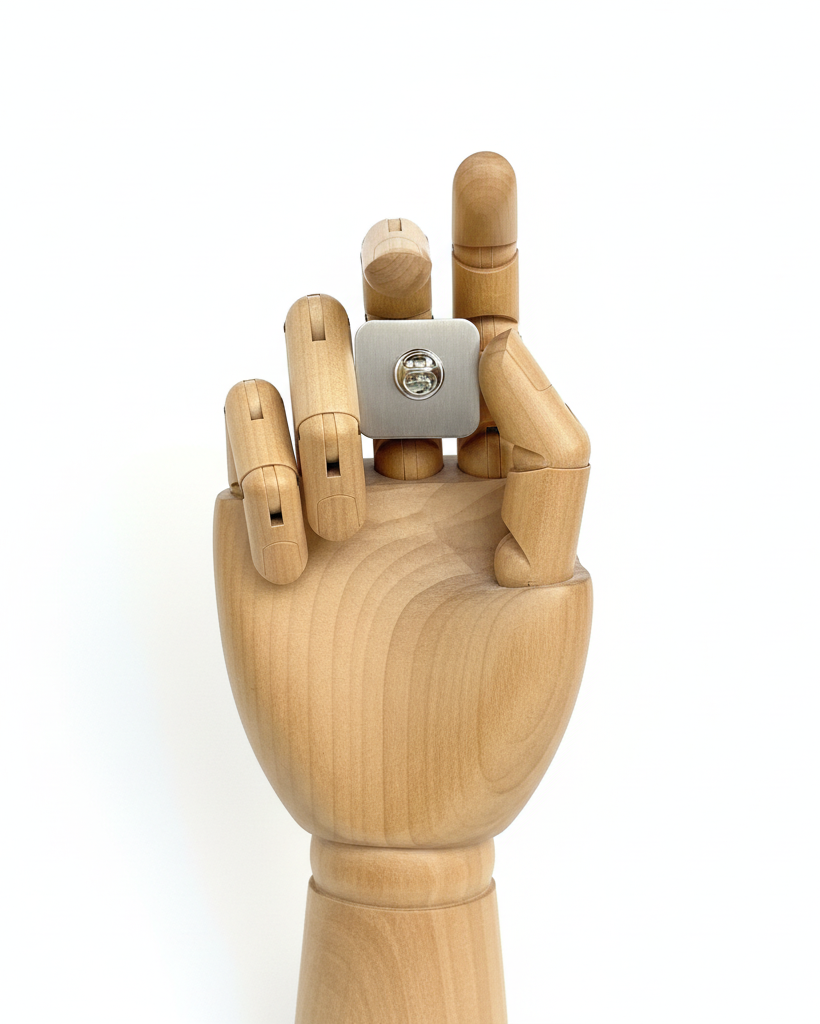 Aerobic Pin Rückseite ausgepackt