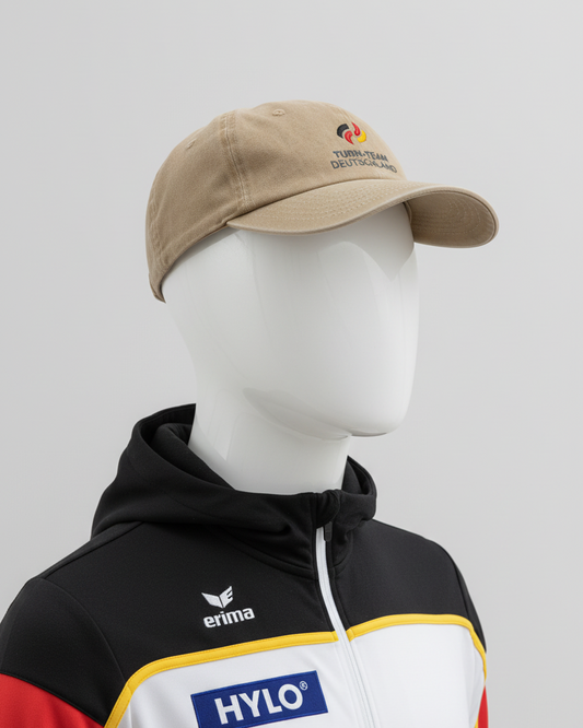 Turn-Team Deutschland Cap beige mit Zip-Jacket Herren