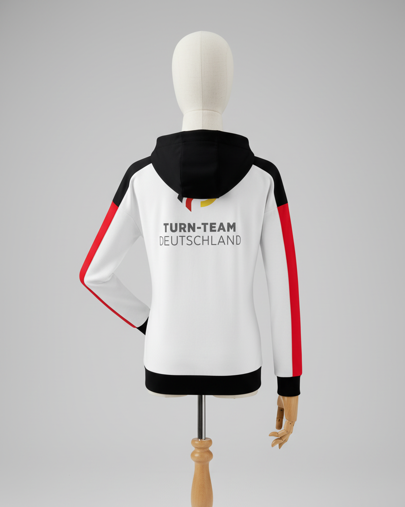 Turn-Team Deutschland Fan Hoodie Frauen Rückseite