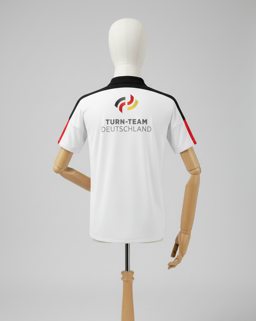 Turn-Team Deutschland Fan Poloshirt Herren Rückseite