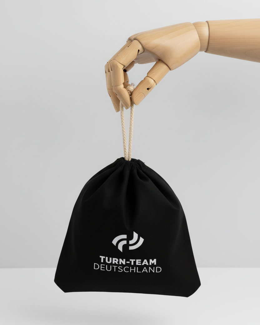 Turn-Team Deutschland Riemchenbeutel hängend