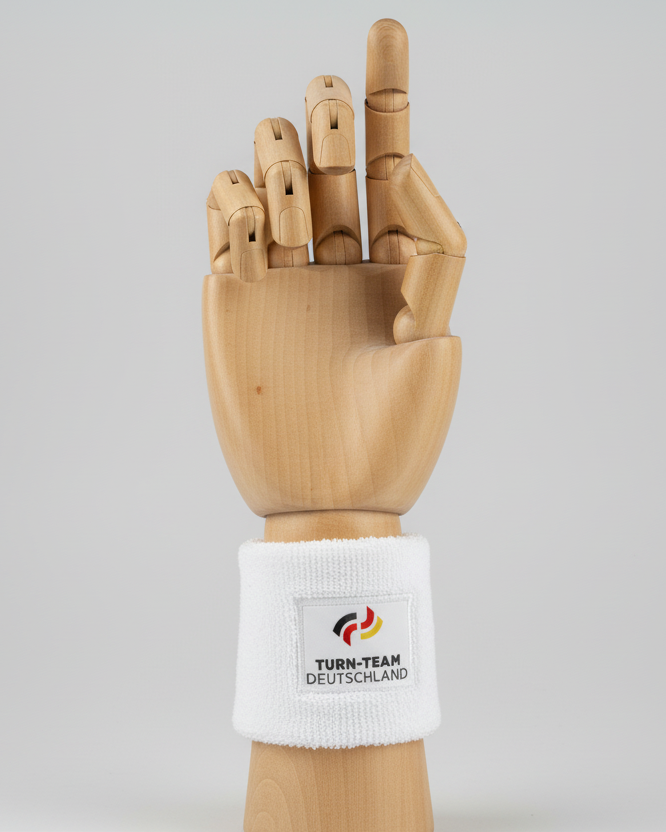 Turn-Team Deutschland Schweißband auf Mannequin-Hand