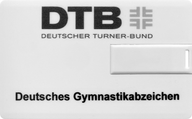 Gymnastikabzeichen USB-Stick 