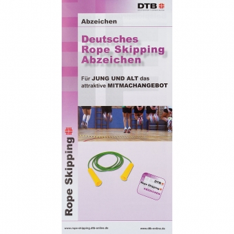 Rope Skipping-Abzeichen Flyer 